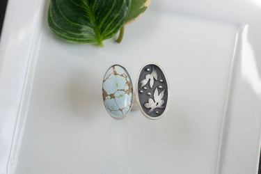 Sand Hill Turquoise Shadowbox Ring, MTO