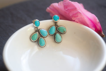 Turquoise Dangly Doos, MTO