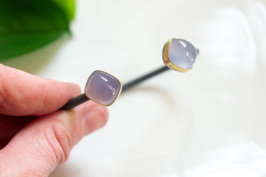 Chalcedony "Rendezvous" Cuff Bracelet